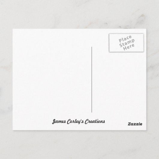 Carte Postale Réflexions - Impressionniste (Dos)