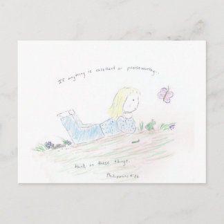 Carte Postale Réflexions positives