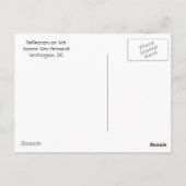 Carte Postale Réflexions sur la guerre (Dos)