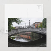 Carte Postale Réflexions sur la rivière Wensum, Norwich (Devant / Derrière)