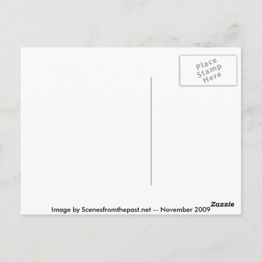 Carte Postale Réflexions sur le mur (Dos)