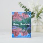 Carte Postale Réflexions sur le rocher de la Cathédrale, Joyeux (Debout devant)