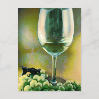 Carte Postale Réflexions sur le vin