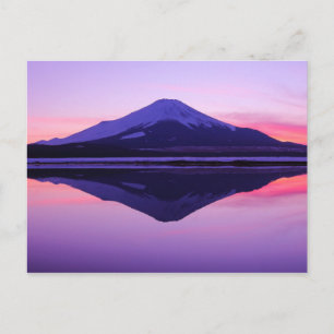 Carte Postale Réflexions sur l'eau Sakasa-Fuji