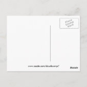Carte Postale Réflexions vives (Dos)