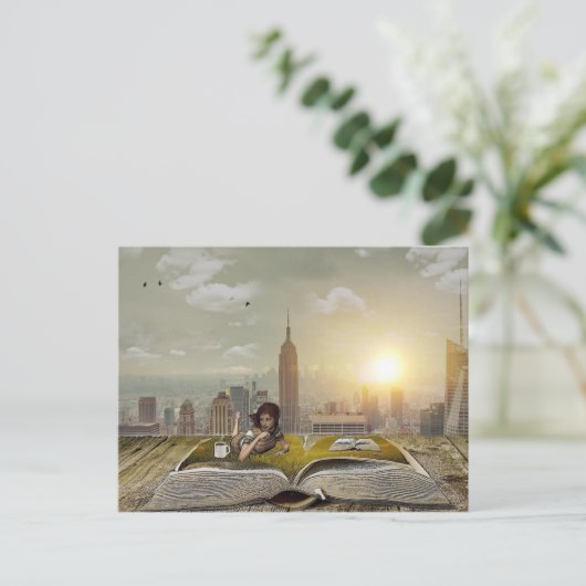 Carte Postale Refuge de lecture - customisez-moi ! (Debout devant)