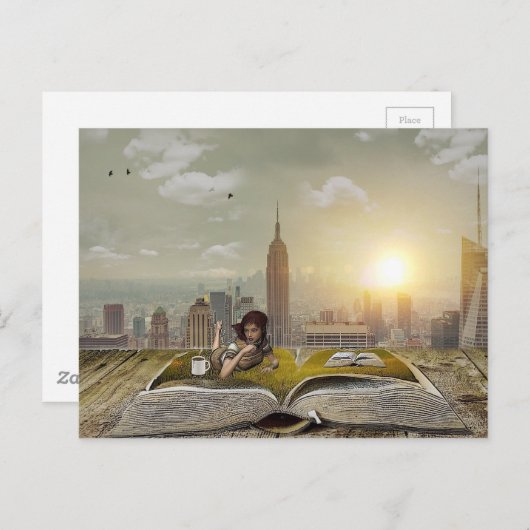 Carte Postale Refuge de lecture - customisez-moi ! (Devant / Derrière)