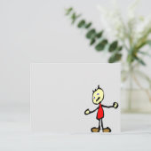 Carte Postale Refus (Debout devant)