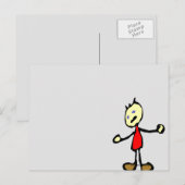 Carte Postale Refus (Devant / Derrière)