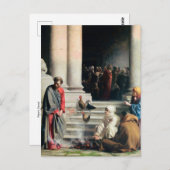 Carte Postale Refus de Peter par Carl Bloch Postcard (Devant / Derrière)