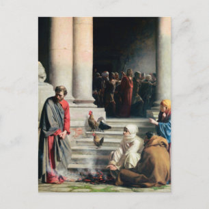 Carte Postale Refus de Peter par Carl Bloch Postcard