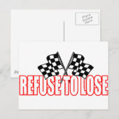 Carte Postale Refuser De Perdre (Devant / Derrière)