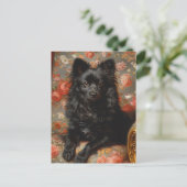 Carte Postale Regal Schipperke Chien Vintage (Debout devant)