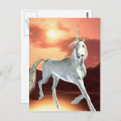 Carte postale Regal Unicorn (Devant / Derrière)