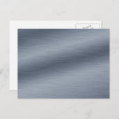 Carte Postale Regard balayé d'acier inoxydable (Devant / Derrière)