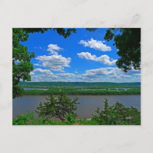 Carte Postale Regard sur le puissant Mississippi