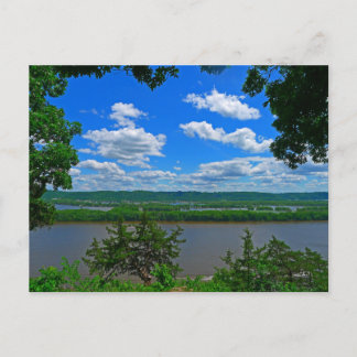 Carte Postale Regard sur le puissant Mississippi