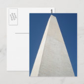 Carte Postale Regard sur le Washington Monument (Devant / Derrière)