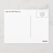 Carte Postale Regard sur les arbres du matin d'hiver (Dos)