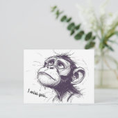 Carte Postale Regard vers le haut (Debout devant)