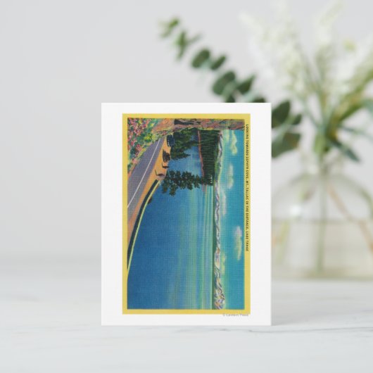 Carte Postale Regard vers Zephyr Cove, Mt Tallac in (Debout devant)