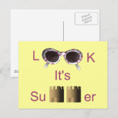 Carte Postale Regarde, c'est été (Devant / Derrière)