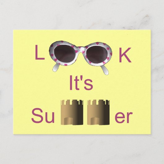 Carte Postale Regarde, c'est été (Devant)