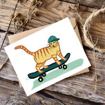 Carte Postale Regarde Meowt ! Skateboard Tabby PERSONNALISER de<br><div class="desc">VÉRIFIEZ MEOWT ! Avez-vous déjà vu un chat skateboard ? CUSTOMISEZ-le en ajoutant votre propre texte si vous le souhaitez. Découvrez cette carte de chat amusante et vérifiez dans mon magasin les articles plus assortis comme les tasses, les autocollants et plus encore. Et bien sûr plus de trucs de chat...</div>