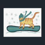 Carte Postale Regarde Meowt ! Surfer Tabby Cat PERSONNALISER IT<br><div class="desc">VÉRIFIEZ MEOWT ! Avez-vous déjà vu un chat de surf ? CUSTOMISEZ-le en ajoutant votre propre texte si vous le souhaitez. Découvrez cette carte de chat amusante et vérifiez dans mon magasin les articles plus assortis comme les tasses, les autocollants et plus encore. Et bien sûr plus de trucs de...</div>