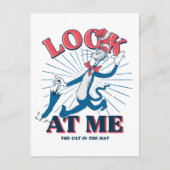 Carte Postale Regarde-Moi Chat Dans Le Casquette (Devant)