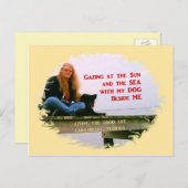 Carte Postale Regarder chez fixement The Sun (Devant / Derrière)