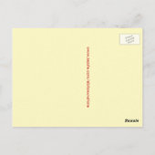 Carte Postale Regarder chez fixement The Sun (Dos)