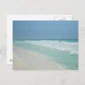 Carte Postale Regarder les vagues rouler dans (Devant / Derrière)
