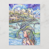 Carte Postale Regarder l'Imaginaire Mermaid Art (Devant)