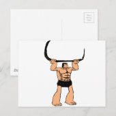 Carte Postale Regardez ce Caveman (Devant / Derrière)
