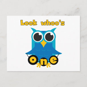 Carte Postale Regardez les 1 t-shirts et cadeaux de Whoo