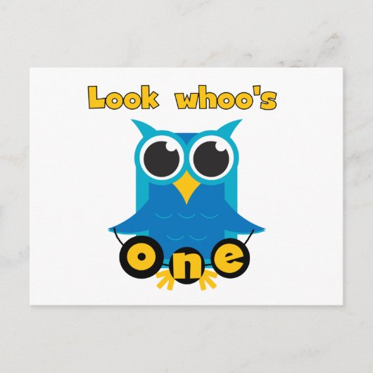 Carte Postale Regardez les 1 t-shirts et cadeaux de Whoo (Devant)