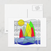 Carte Postale Régate (Devant / Derrière)