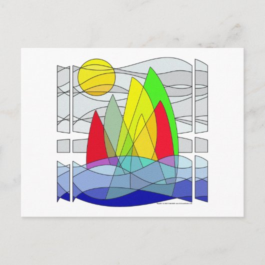 Carte Postale Régate (Devant)