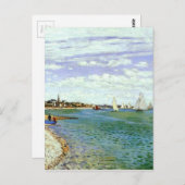Carte Postale Regatta à Sainte-Adresse par Claude Monet (Devant / Derrière)