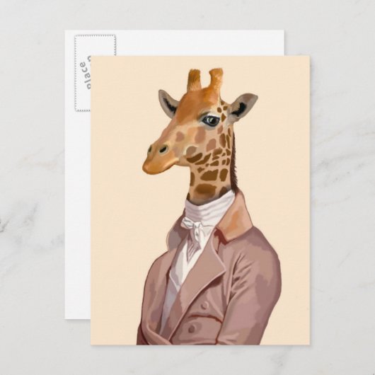 Carte Postale Regency Giraffe 2 (Devant / Derrière)
