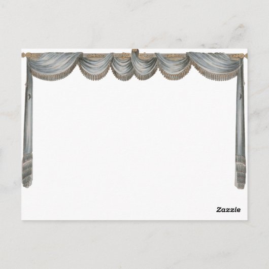 Carte Postale Regency Lady en vert (Dos)