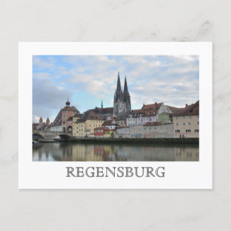Carte postale Regensburg, Allemagne
