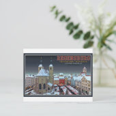 Carte Postale Regensburg Christallmarkt sur la Neupfarrplatz (Debout devant)