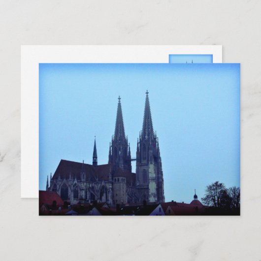 Carte Postale Regensburger Dom, Allemagne (Devant / Derrière)