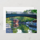 Carte postale Regent's Canal London UK (Devant / Derrière)