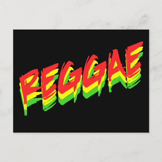 Carte Postale Reggae (Devant)
