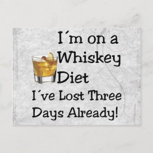 Carte Postale Régime Whiskey