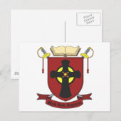 CARTE POSTALE RÉGIMENT ROBE NOIR (Devant / Derrière)