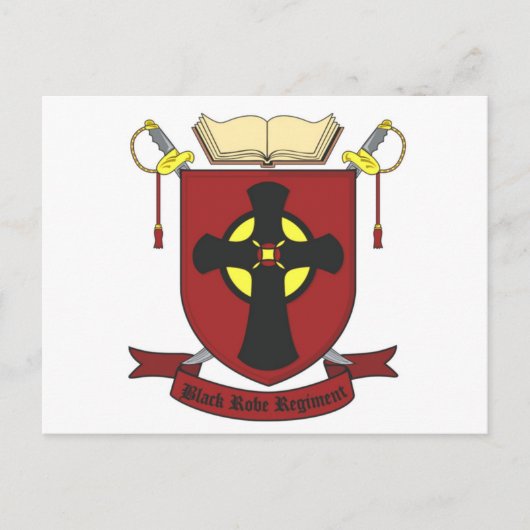 CARTE POSTALE RÉGIMENT ROBE NOIR (Devant)